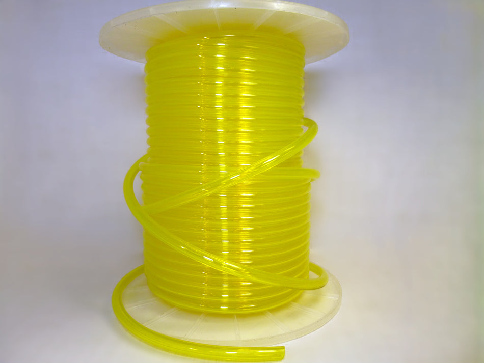 Bensinslang 4,8mm gul 0,5m