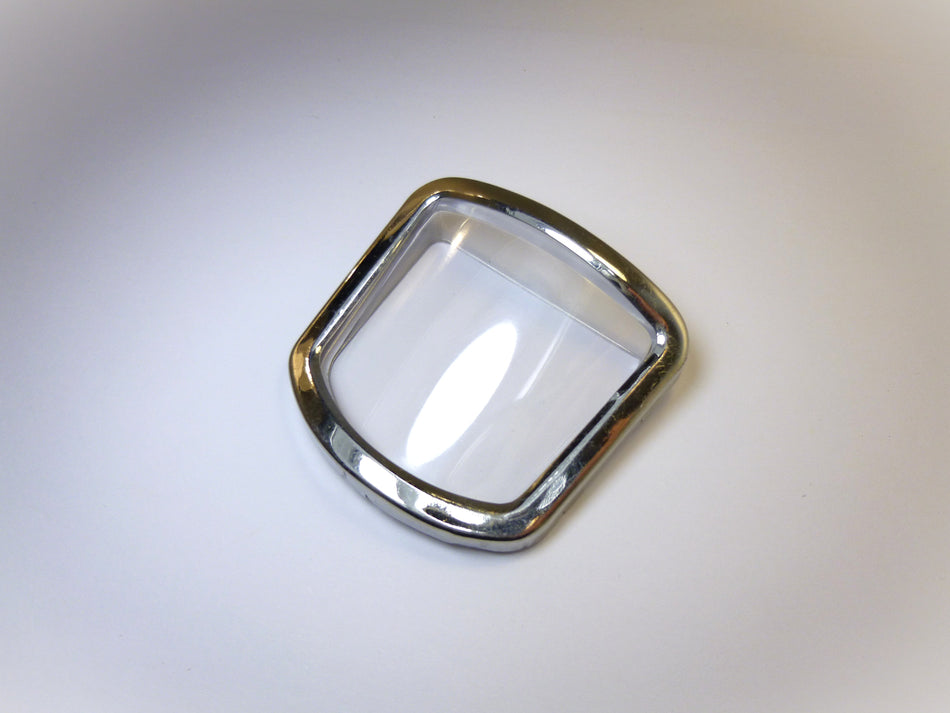 Kromsarg ink glas (plast) för hastighetsmätare VDO
